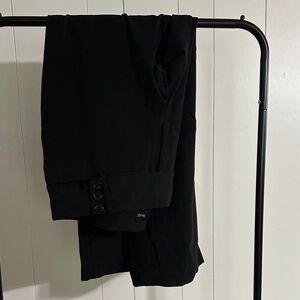 Star City Black Women's Dress Trousers - Button Cuff